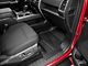 RedRock Molded Front and Rear Floor Liners; Black (15-24 F-150 SuperCrew)