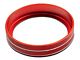 RedRock Trailer Button Knob Cover; Red (15-20 F-150)