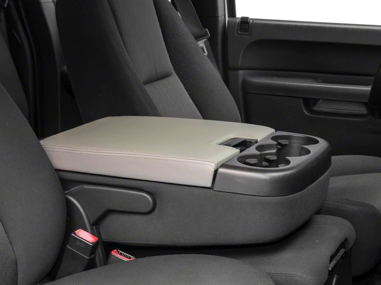 Redrock Silverado Leather Center Console Cover Gray S