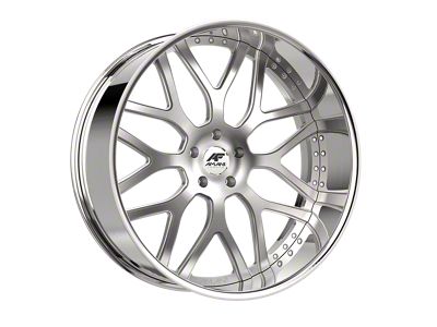 Amani ALLORA Brush Center with Chrome Lip 6-Lug Wheel; 28x9; 15mm Offset (23-25 Canyon)