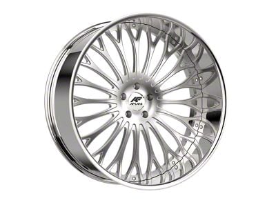 Amani Napoliano Brush Center with Chrome Lip 6-Lug Wheel; 28x9; 15mm Offset (23-25 Canyon)