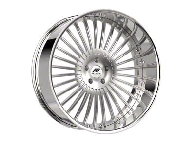 Amani R.E.A.L. Brush Center with Chrome Lip 6-Lug Wheel; 28x9; 18mm Offset (23-25 Canyon)