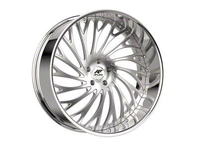 Amani Vamos-L Brush Center with Chrome Lip 6-Lug Wheel; 28x9; 15mm Offset (23-25 Canyon)