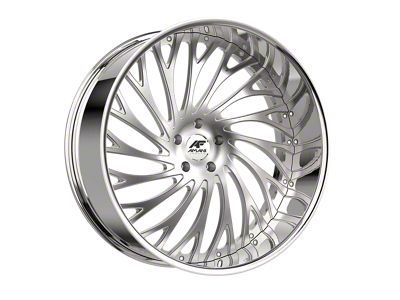 Amani Vamos-R Brush Center with Chrome Lip 6-Lug Wheel; 28x9; 15mm Offset (23-25 Canyon)