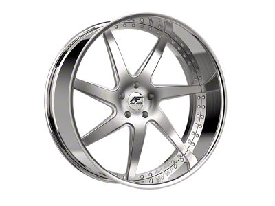 Amani Devine-L Brush Center with Chrome Lip 6-Lug Wheel; 28x9; 15mm Offset (23-25 Colorado)