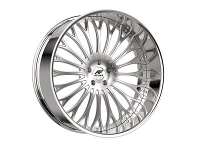 Amani Napoliano Brush Center with Chrome Lip 6-Lug Wheel; 28x9; 15mm Offset (23-25 Colorado)