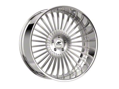 Amani R.E.A.L. Brush Center with Chrome Lip 6-Lug Wheel; 28x9; 18mm Offset (23-25 Colorado)