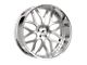 Amani ALLORA Brush Center with Chrome Lip 6-Lug Wheel; 28x9; 15mm Offset (19-25 RAM 1500)