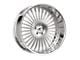 Amani R.E.A.L. Brush Center with Chrome Lip 6-Lug Wheel; 28x9; 18mm Offset (19-25 RAM 1500)