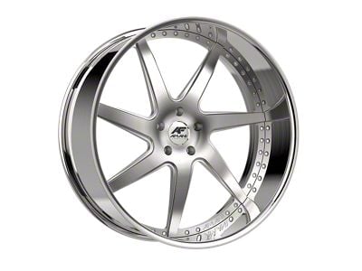 Amani Devine-L Brush Center with Chrome Lip 6-Lug Wheel; 28x9; 15mm Offset (19-25 Sierra 1500)