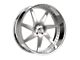 Amani Devine-L Brush Center with Chrome Lip 6-Lug Wheel; 28x9; 15mm Offset (07-13 Silverado 1500)