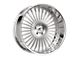 Amani R.E.A.L. Brush Center with Chrome Lip 6-Lug Wheel; 28x9; 18mm Offset (07-14 Tahoe)