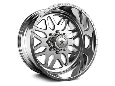 American Force B02 Trax SS Polished 8-Lug Wheel; 20x12; -40mm Offset (01-06 Sierra 3500 HD SRW)