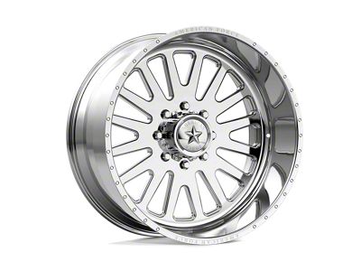 American Force F20 Atom SS Polished 8-Lug Wheel; 24x12; -40mm Offset (01-06 Sierra 3500 HD SRW)