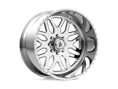 American Force B02 Trax SS Polished 8-Lug Wheel; 20x9; 0mm Offset (01-06 Silverado 2500 HD)