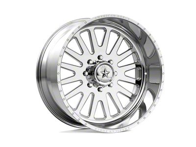 American Force F20 Atom SS Polished 8-Lug Wheel; 20x9; 0mm Offset (01-06 Silverado 2500 HD)