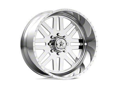 American Force 09 Liberty SS Polished 8-Lug Wheel; 20x10; -25mm Offset (01-06 Silverado 3500 HD SRW)