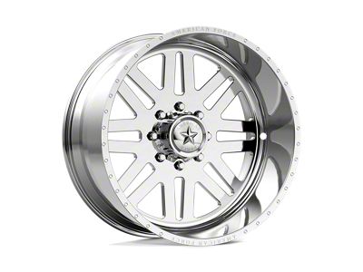 American Force 09 Liberty SS Polished 8-Lug Wheel; 20x9; 0mm Offset (06-08 RAM 1500 Mega Cab)