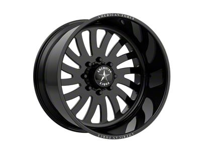 American Force 74 Octane SS Gloss Black Machined 8-Lug Wheel; 20x14; -73mm Offset (03-09 RAM 2500)