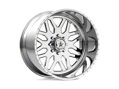 American Force B02 Trax SS Polished 8-Lug Wheel; 24x14; -73mm Offset (03-09 RAM 3500 SRW)