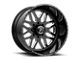 American Force B02 Trax SS Gloss Black Machined 6-Lug Wheel; 26x12; -40mm Offset (04-08 F-150)