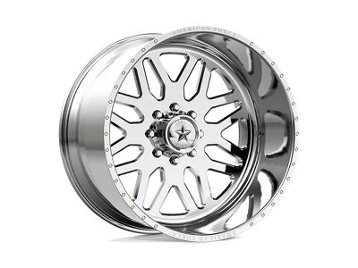 American Force B02 Trax SS Polished 6-Lug Wheel; 22x11; 0mm Offset (04-08 F-150)