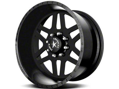 American Force 09 Liberty SS Gloss Black Machined 6-Lug Wheel; 22x10; -25mm Offset (07-13 Sierra 1500)