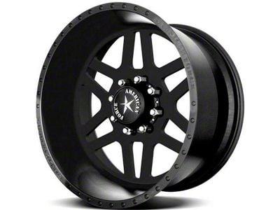 American Force 09 Liberty SS Gloss Black Machined 6-Lug Wheel; 22x11; 0mm Offset (07-13 Sierra 1500)