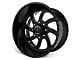 American Force 76 Blade SS Gloss Black Machined 6-Lug Wheel; 20x14; -73mm Offset (07-13 Sierra 1500)