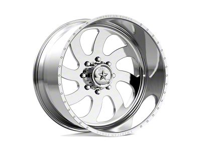 American Force 76 Blade SS Polished 6-Lug Wheel; 22x12; -40mm Offset (07-13 Sierra 1500)