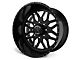 American Force B02 Trax SS Gloss Black Machined 6-Lug Wheel; 20x12; -40mm Offset (07-13 Silverado 1500)