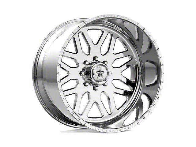 American Force B02 Trax SS Polished 6-Lug Wheel; 24x11; 0mm Offset (07-13 Silverado 1500)