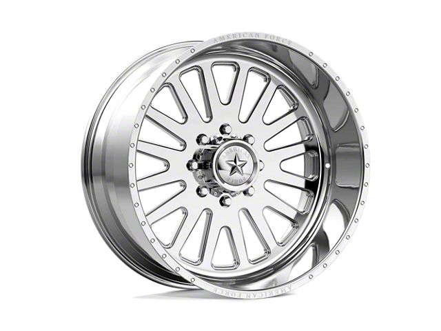 American Force F20 Atom SS Polished 6-Lug Wheel; 22x11; 0mm Offset (07-13 Silverado 1500)