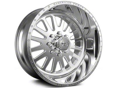 American Force F20 Atom SS Polished 6-Lug Wheel; 20x9; 0mm Offset (07-13 Silverado 1500)