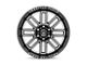 American Force Weapon Gloss Black Milled 6-Lug Wheel; 20x10; -18mm Offset (07-13 Silverado 1500)