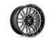 American Force Weapon Gloss Black Milled 6-Lug Wheel; 20x10; -18mm Offset (07-13 Silverado 1500)