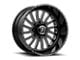 American Force 74 Octane SS Gloss Black Machined 6-Lug Wheel; 22x11; 0mm Offset (07-14 Tahoe)