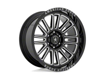 American Force Weapon Gloss Black Milled 6-Lug Wheel; 22x10; -18mm Offset (07-14 Tahoe)