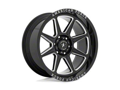 American Force Trail Gloss Black Milled 6-Lug Wheel; 20x10; -18mm Offset (09-14 F-150)