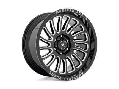 American Force Vulcan Gloss Black Milled 6-Lug Wheel; 20x10; -18mm Offset (09-14 F-150)