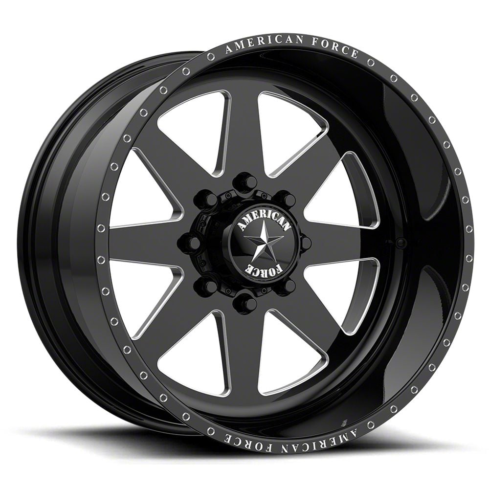 American Force RAM 2500 11 Independence SS Gloss Black Machined 8-Lug ...