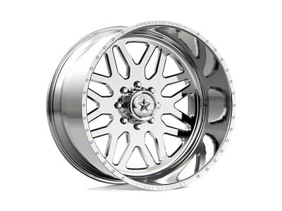 American Force B02 Trax SS Polished 8-Lug Wheel; 20x9; 0mm Offset (10-18 RAM 3500 SRW)