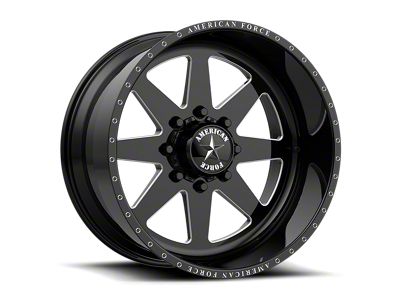 American Force 11 Independence SS Gloss Black Machined 8-Lug Wheel; 26x14; -73mm Offset (11-16 F-250 Super Duty)