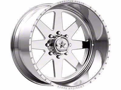 American Force 11 Independence SS Polished 8-Lug Wheel; 22x11; 0mm Offset (11-16 F-250 Super Duty)