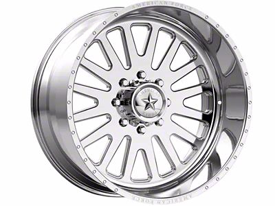 American Force F20 Atom SS Polished 8-Lug Wheel; 22x11; 0mm Offset (11-16 F-250 Super Duty)