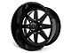 American Force 11 Independence SS Gloss Black Machined 6-Lug Wheel; 20x14; -73mm Offset (14-18 Sierra 1500)