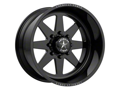 American Force 11 Independence SS Gloss Black Machined 6-Lug Wheel; 20x9; 0mm Offset (14-18 Sierra 1500)