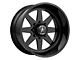 American Force 11 Independence SS Gloss Black Machined 6-Lug Wheel; 20x9; 0mm Offset (14-18 Sierra 1500)