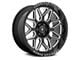 American Force Rush Gloss Black Milled 6-Lug Wheel; 22x10; -18mm Offset (15-20 F-150)