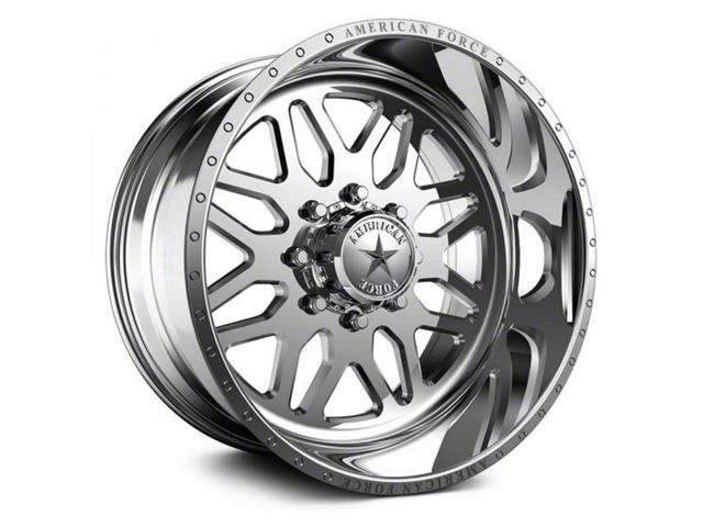 American Force B02 Trax SS Polished 8-Lug Wheel; 24x11; 0mm Offset (15-19 Silverado 2500 HD)